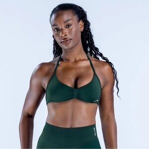DFYNE Impact Strappy Bra Pine